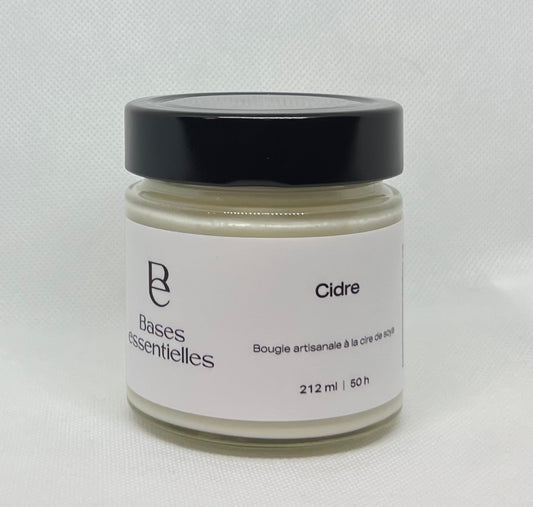 Bougie cidre