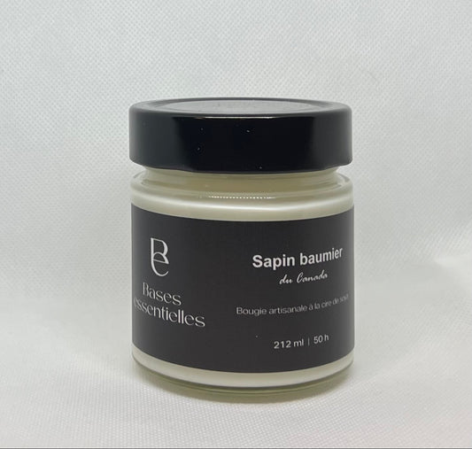 Bougie sapin baumier