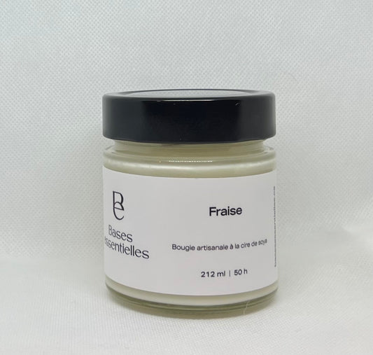 Bougie fraise