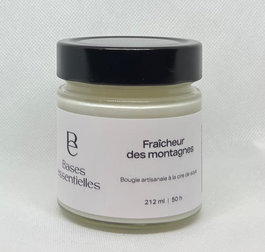 Bougie fraîcheur des montagnes