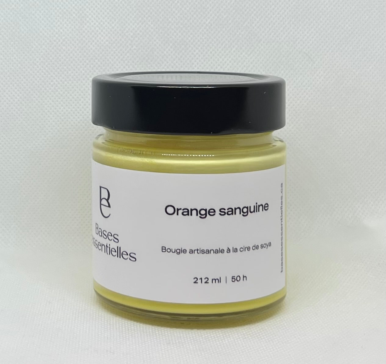 Bougie orange sanguine